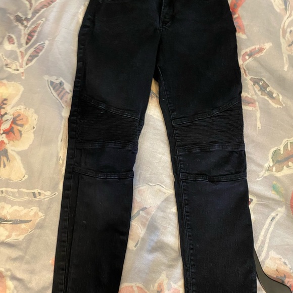 Skinny black Moto jeans. - Picture 1 of 2